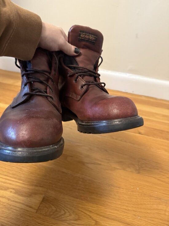 Red Wing Shoes 10.5 EST GORE-TEX Boots Brown Red 1227 Mens MADE IN USA main image 3